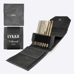 Набор из 10 деревянных крючков LYKKE Driftwood. Цвет grey серый